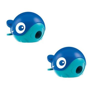 Imagem de Apontador Escolar Croc Croc Easy Maped Baleia Joaninha Divertidos Cria
