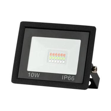 Imagem de Holofote LED RGB 220V 30W 50W 100W IP66 À Prova d'Água Para Iluminação