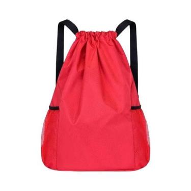 Imagem de Bolsa Portátil Unissex De Grande Capacidade Com Cordão, Cor Sólida, Mo