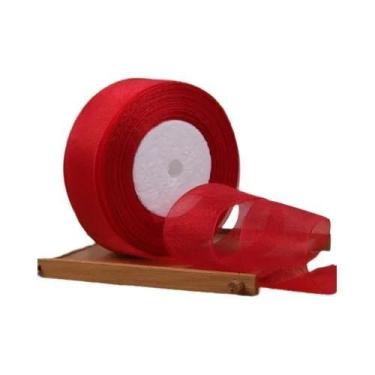 Imagem de Fita De Organza 50 Jardas 12-40mm Para Embalagem De Presentes, Casamen