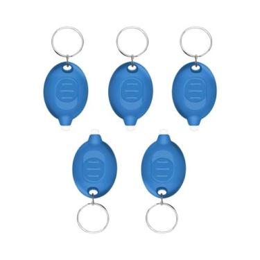 Imagem de Lanterna Mini LED Super Brilhante Com Chaveiro, Pacote Com 5, 12 Lumen