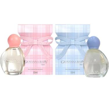 Imagem de Kit C/ 2 Deo Colonia Giovanna Baby Classic + Blue 50ml