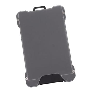 Imagem de Carteira de metal, porta-cartão de crédito de liga de alumínio com bloqueio fino com janela transparente para identidade, carteira minimalista ultrafina antidesmagnetização para homens e mulheres