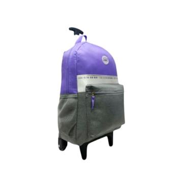 Imagem de Mochila Rodinha Feminina Adulto Juvenil Moderna Prática com Durabilidade e Estilo