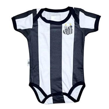 Imagem de Body Bebê Santos Jogo Listrado Oficial