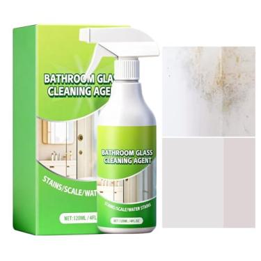 Imagem de Limpador de banheira – 120 ml Multiuso Antinevoeiro Suprimentos Domésticos – Spray de Limpeza de Banheira | Para Rejunte Vaso Sanitário Pia Espelho Piso Vidro Parede Teto Dreno Bacia Cozinha RV