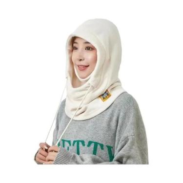 Imagem de Balaclava Unissex De Inverno Quente Com Forro De Lã, Corta-Vento Para 