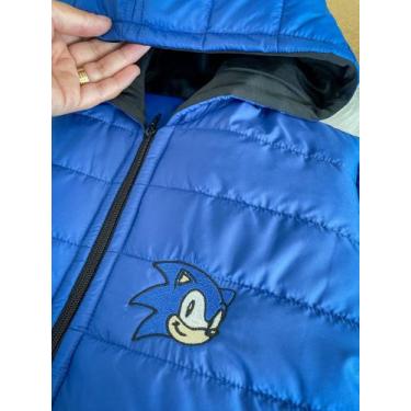 Imagem de Jaqueta Sonic Infantil Puffer Forro de Fibra Outono - Inverno Menino S