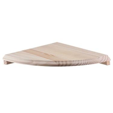 Imagem de Prateleira Canto Tramontina Em Madeira Natural 300X300X18 Mm