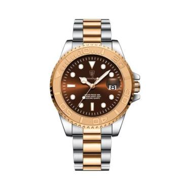 Imagem de Relógio De Quartzo Masculino Militar À Prova d'Água Com Data Luminosa 