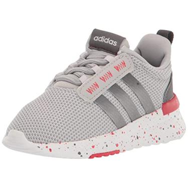 Imagem de adidas Tênis de corrida unissex infantil Racer TR21, Cinza/ferro metálico/cinza, 13.5 Little Kid