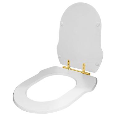 Imagem de Assento Sanitário Poliéster Hampton Branco Para Vaso Incepa