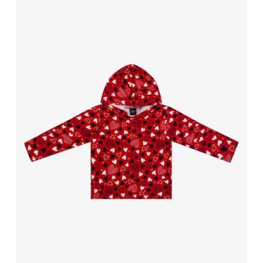 Imagem de Blusão Menina Infantil Select Vermelho, 6, Vermelho