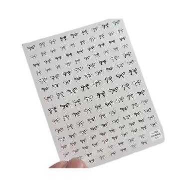 Imagem de Adesivos De Unha Kawaii Mini 5D Com Diamantes E Laços Japoneses Para A