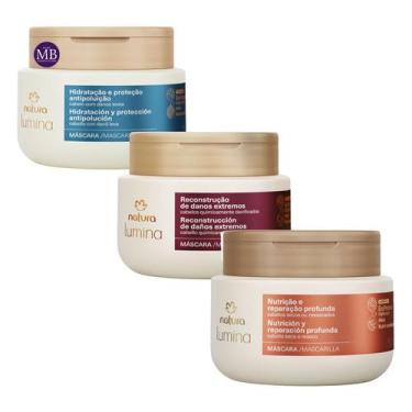 Imagem de Kit Cronograma Máscara Capilar Hidratação Lumina Natura