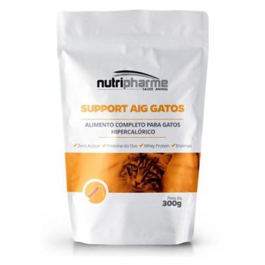Imagem de Support AIG Gatos Nutripharme 300g Alimento Completo Hipercalórioco