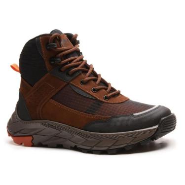 Imagem de Bota Adventure Masculina Ultr Couro Legítimo Versátil, Perfeita Para o Dia a Dia-Masculino