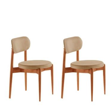 Imagem de Conjunto com 2 Cadeiras de Jantar Ballare Soft Moderna Mobília, Turim 