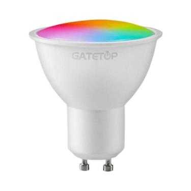 Imagem de Lâmpada LED RGBW Spotlight E27 E14 B22 GU10 Com Controle Remoto Infrav