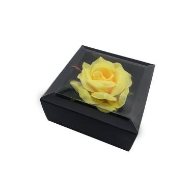Imagem de Caixa Para Presente Com Rosa Encantada Amor Lindo Amarelo