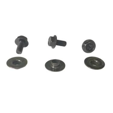 Imagem de Kit 03 Parafuso + 3 Bucha Protetor Corrente Bros 125 150 160 - Trilha