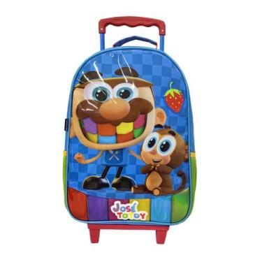 Imagem de Mala Escolar José Comilão Rodinhas Infantil Dermiwil
