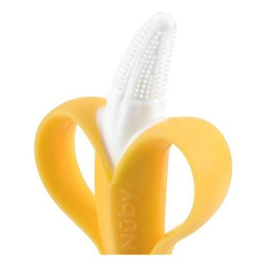 Imagem de Mordedor Banana Massageador Sensorial Dental Para Bebê Nûby - Nuby, Am