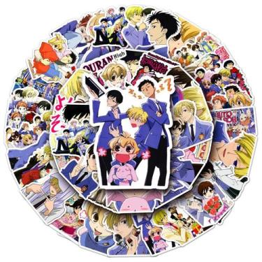 Imagem de Adesivos Oran High School Host Club Anime à prova d'água, 50 unidades 