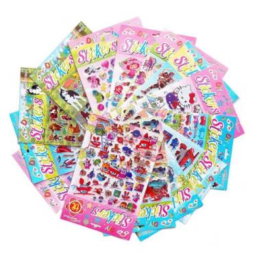 Imagem de Adesivos fofos Super Wings, PVC, decoração DIY, 10 folhas - yiweisai