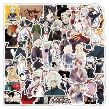 Imagem de Adesivos de anime em vinil impermeável Hells Paradises (50 unidades) -