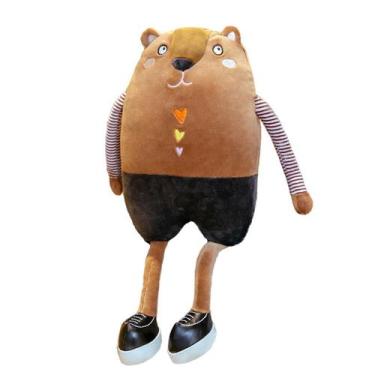 Imagem de Boneca de pelúcia Brown Bear 24 cm para presente infantil - yiweisai