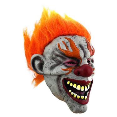 Imagem de Máscara de cosplay Flames Clowns Halloween Carnival Easter M - yiweisa