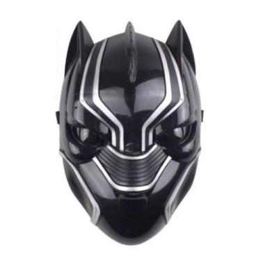 Imagem de Máscara Black Panthers Luminous Latex para o Carnaval de Halloween - y