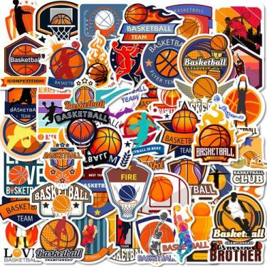 Imagem de Adesivos de vinil impermeável de basquete, 50 unidades/lote, anime - y