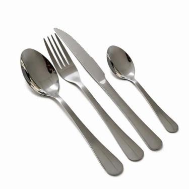Imagem de Conjunto Talheres em Inox Colher Faca Garfo 16 Peças - Prime - Fratell