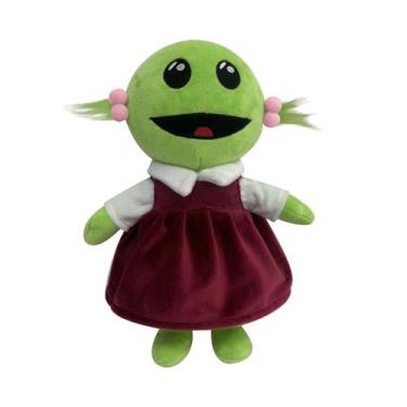 Imagem de Brinquedo de pelúcia Green Alien Rag Doll de 30 cm para crianças e adu
