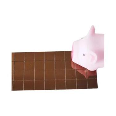 Imagem de Pastilhas De Mosaico Espelhado Prateado 5x5mm 10x10mm Em Grade Autoade