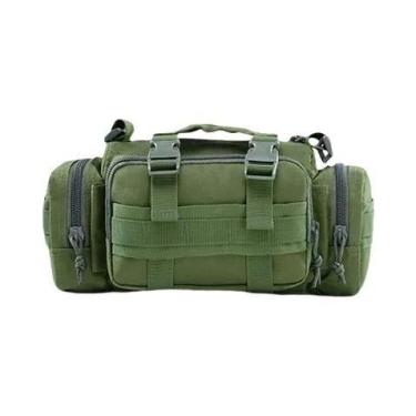 Imagem de Bolsa De Cintura Ajustável Multifuncional Tática Para Esportes Ao Ar L