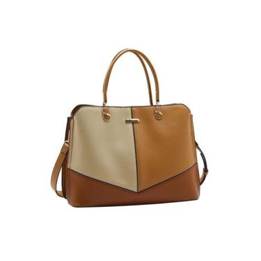 Imagem de Bolsa Grande Patchwork Classico - Alça de Mão - Chenson 3485676 - Marr