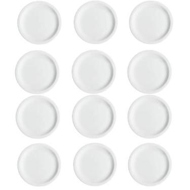 Imagem de Conjunto de 12 Pratos Rasos para Refeições de Porcelana Iguaçu Classe 