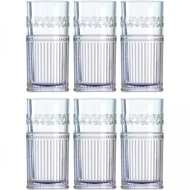 Imagem de Conjunto De Copos Altos L`hermitage Republic 360 Ml 6 Peças Furta-cor