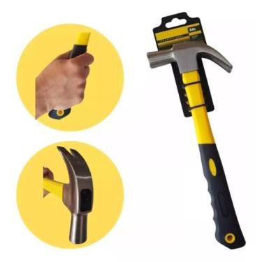 Imagem de Martelo unha profissional aço cabo fibra emborrachado eda 23mm 8yw con