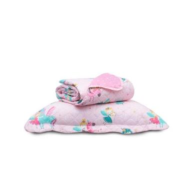 Imagem de Kit Cobre Leito Casual Kids Solteiro Appel Rosa, UN, Rosa