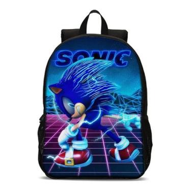 Imagem de Mochila Escolar Masculina E Feminina Estilo Personagem Super Rápido, P