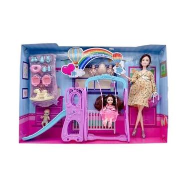 Imagem de Conjunto De Brinquedos Artesanais Para Bonecas, Para Meninas, Mamãe Gr