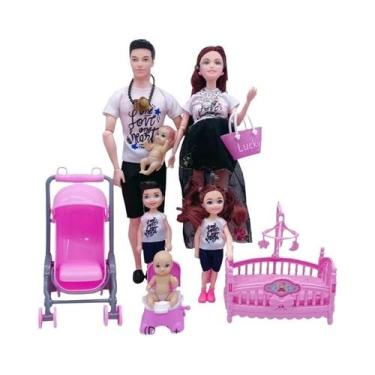Imagem de Conjunto De Brinquedos Artesanais Para Bonecas, Para Meninas, Mamãe Gr