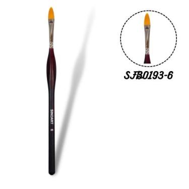 Imagem de Pincel Sinoart Sfb0193-6 Lingua de Gato Artist Sintético 