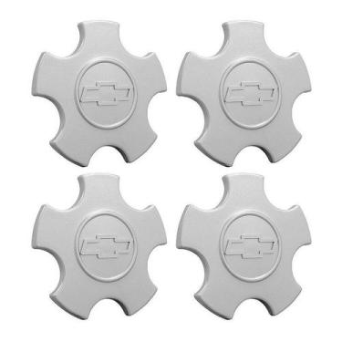 Imagem de Jogo Calotinha Centro de Roda GM Zafira aro 15 Prata - DCAPS