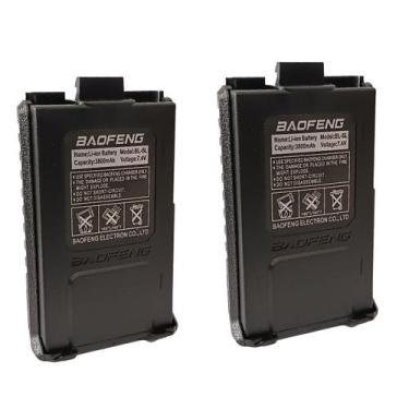 Imagem de 2 Bateria Para Rádio Comunicador Baofeng Modelo UV5R UV5RA
