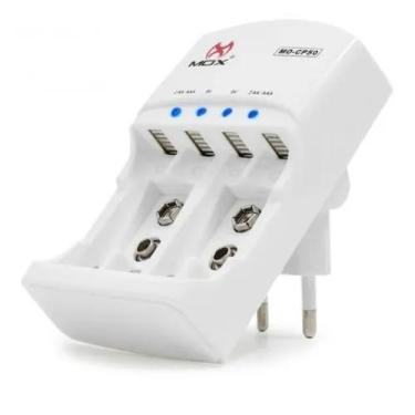 Imagem de Carregador De Pilha Aa/aaa Bivolt Auto Stop S/ Pilha Mo-cp50 - Congrat